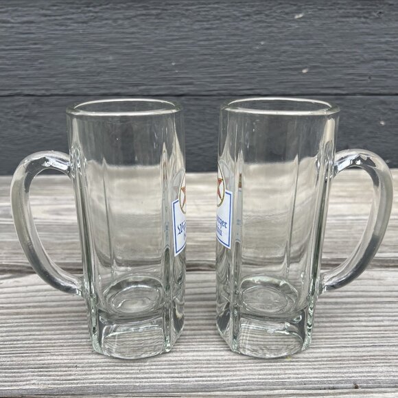 2 VTG Wurzburger Hofbrau Bavarian Pilsner Beer Glass Stein Mug - Picture 3 of 13